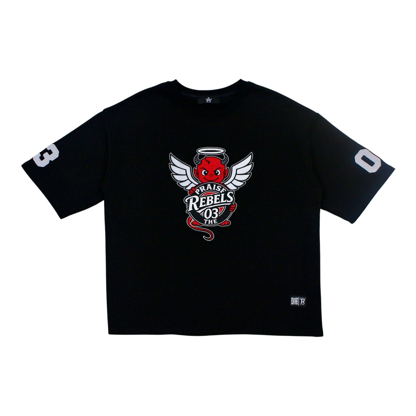"Saint/Sinner" Jersey - Black + FREE š
