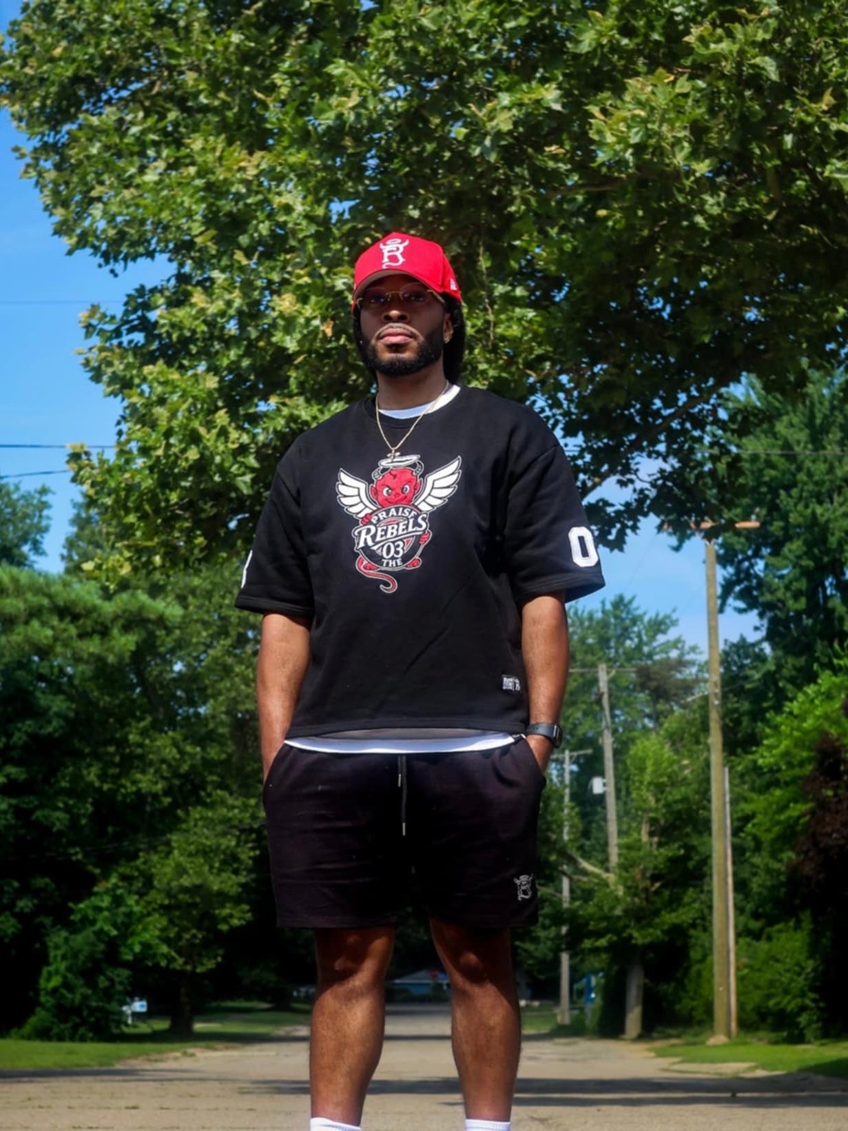 "Saint/Sinner" Jersey - Black + FREE š